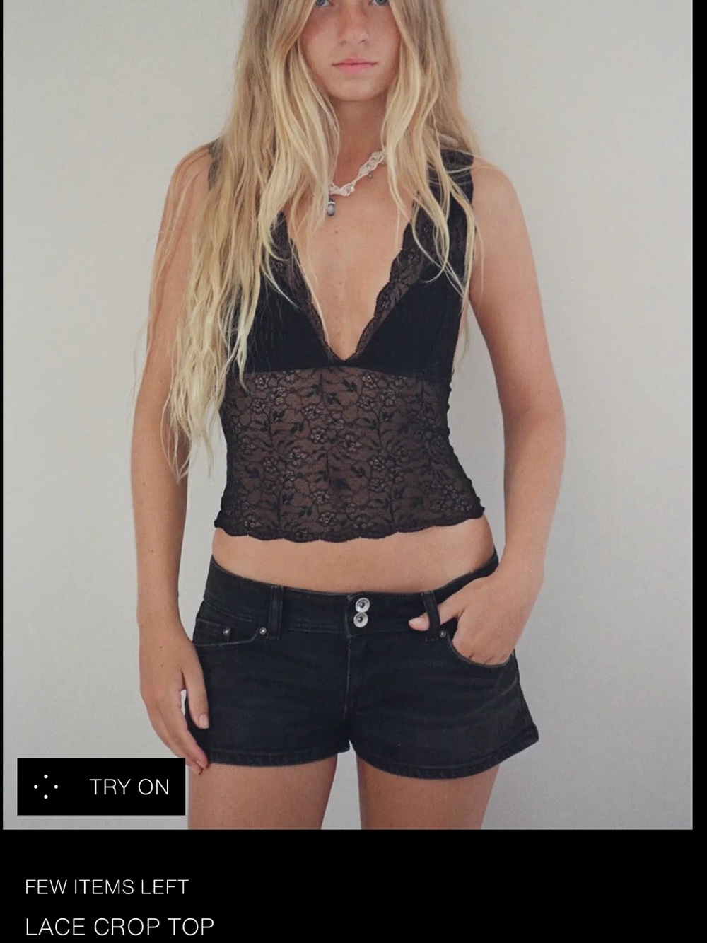 NWT Zara Lace V-Neck Camisole